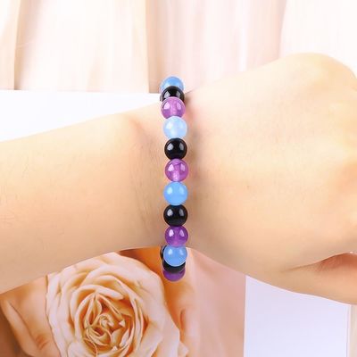 El yapımı elastik kadın güçlendirme bilezikleri 4mm/6mm/8mm