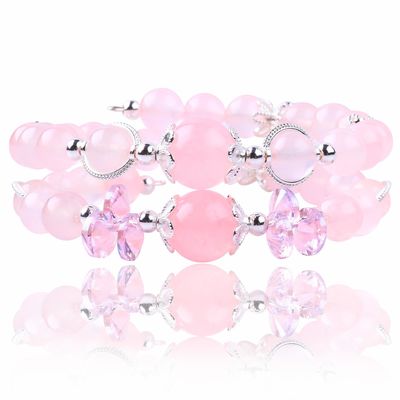 İyileştirici Enerji Kadınların Gemstone Bead Bilezik 4/6/8/10/12mm
