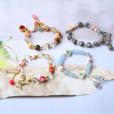 El yapımı Şifa Enerjisi 10mm Mermi Bilezik Gemstone Stretch Bilezik