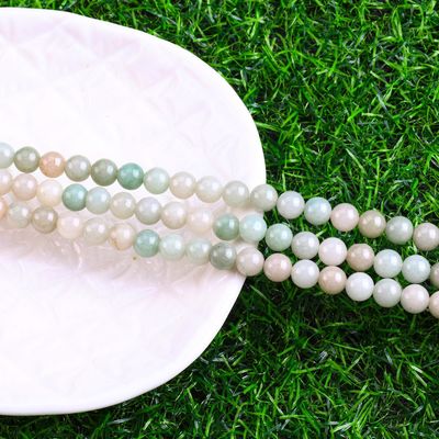 She Tai Jade yuvarlak boncuk doğal kristal mücevher farklı boncuk boyutu DIY mücevher yapımı için gevşek boncuk iplikleri