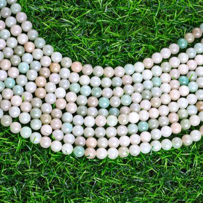 She Tai Jade yuvarlak boncuk doğal kristal mücevher farklı boncuk boyutu DIY mücevher yapımı için gevşek boncuk iplikleri