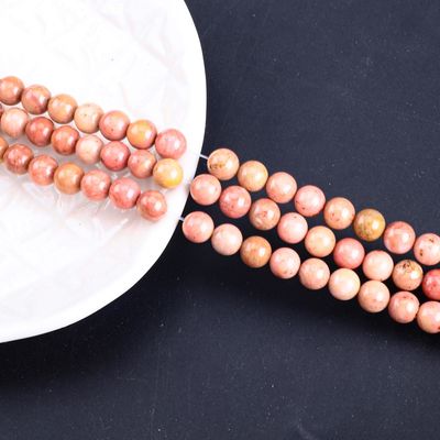 8 mm Kızıl Ağacı Tanesi Değerli Taş Temizleme Kristal Taş İnciler Mücevher Yapımı İçin