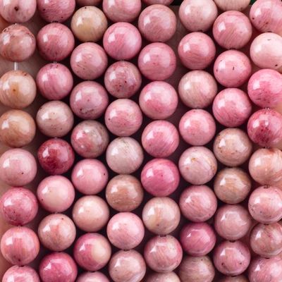 8 mm Kızıl Ağacı Tanesi Değerli Taş Temizleme Kristal Taş İnciler Mücevher Yapımı İçin