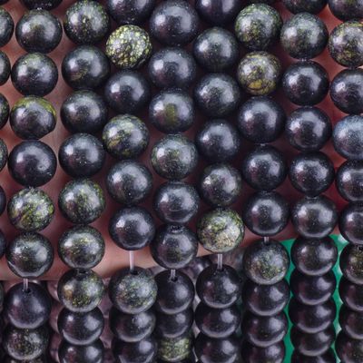 Çember Taşı Yuvarlak İnce Doğal Kristal Gemstone DIY Mücevher Yapımı için gevşek inciler