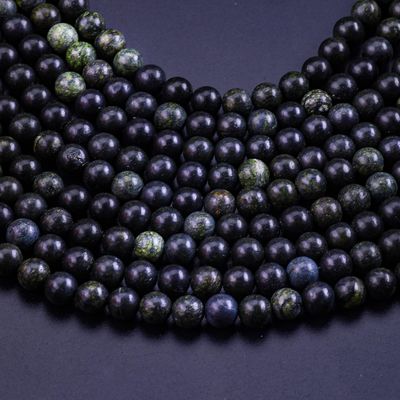 Çember Taşı Yuvarlak İnce Doğal Kristal Gemstone DIY Mücevher Yapımı için gevşek inciler