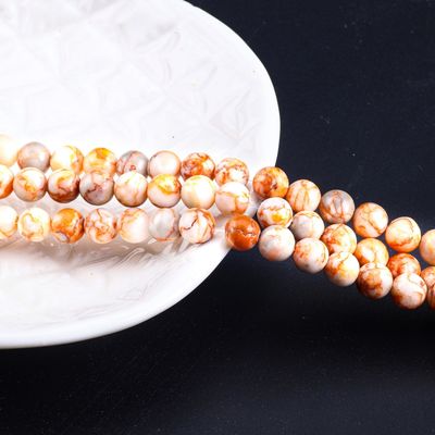8mm Kırmızı Ağ Taşı Değerli Taş Temizleme Kristal Taş İnciler Mücevher Yapımında