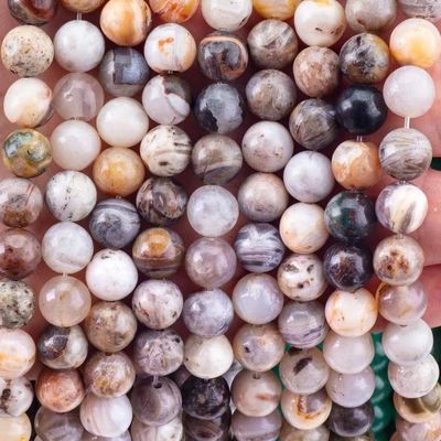 Genuine Natural Bamboo Agate Gemstone For Jewelry Making Diy Bilezik Kolye Yüzük