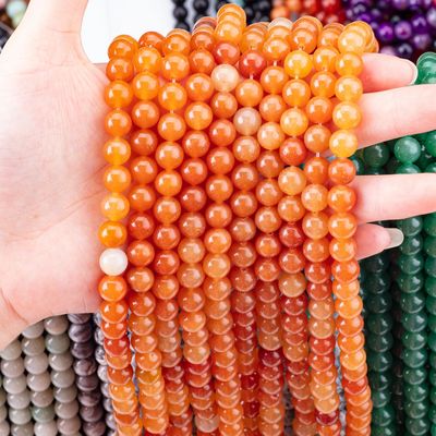 Doğal Kırmızı Aventurine Temizleme Mücevher Yapımı için Yarım Değerli Kristal Marangozları