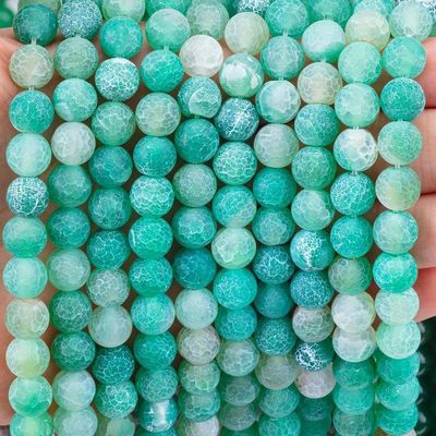 Poloslu 8mm Yeşil Hava Durumu Doğal Ametist Kristal Boncuklar Bilezik Kolye