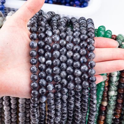 Doğal Kristal Gemstone Siyah Labradorit Sıfır Mercekli Dalgalar DIY Mücevher Yapımı için Yarım Değerli Taş