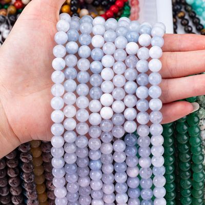 Yarı Değerli Taşlar Açık Akvamarin Sıfır Mercekli Dallar Doğal Kristal Mücevher Yapımında