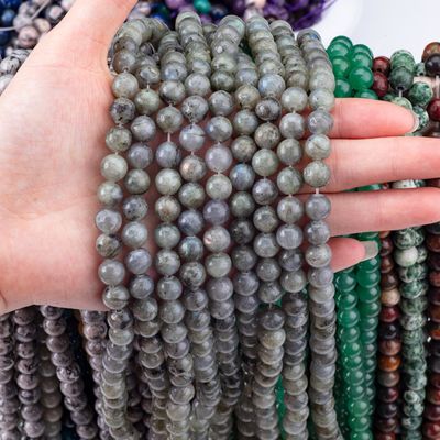 8mm Labradorit Gemstone Marangozları Temizleme Kristal Taş Marangozları Mücevher Yapımında