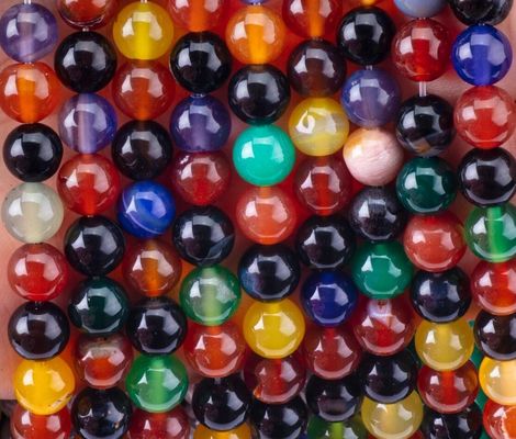 Doğal Şifa Enerjisi Çiçek Agate İnce Mücevher Yapımı