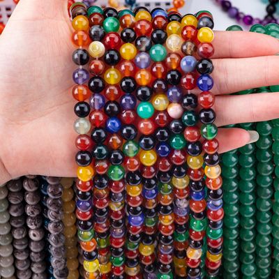 Doğal Şifa Enerjisi Çiçek Agate İnce Mücevher Yapımı
