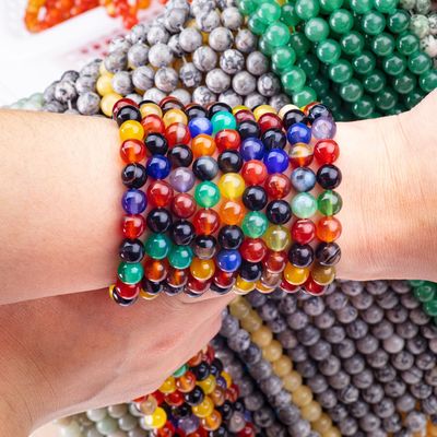 Doğal Şifa Enerjisi Çiçek Agate İnce Mücevher Yapımı