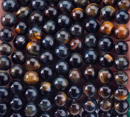 Doğal Kristal Gemstone Sarı Mavi Kaplan Gözü Sıfır Boncuk Dalları DIY Mücevher Yapımı için Yarım Değerli Taş