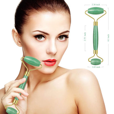 Yüz Masajı % 100 Doğal Kristal Yeşil Aventurine Yüz Yeşim Roleri