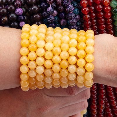 8 mm daha hafif Bal Yeşim Değirmen Mermi Temizleyici Kristal Taş Mermi Mücevher Yapımında