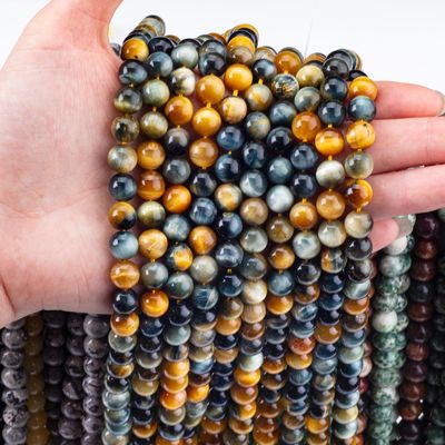 8mm Rüya Kaplan Gözü Değerli Taşlar Temizleyici Kristal Taşlar Mücevher Yapımında