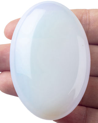 Doğal Opal Palmiye Taşı İyileştirici Pocket Poli Opal Kaya Taşları Oval Kaygı Taşı Kaygı Serbestleştirme