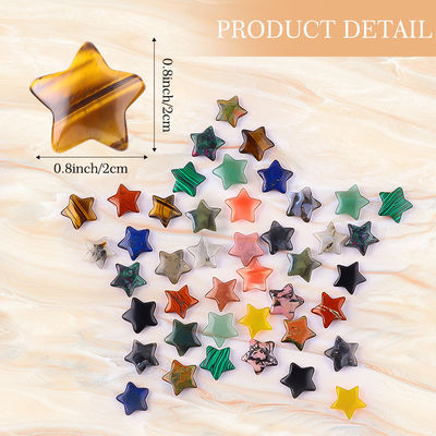 Yıldız Gemstone Healing Crystal Yıldız Taşı DIY Mücevher için