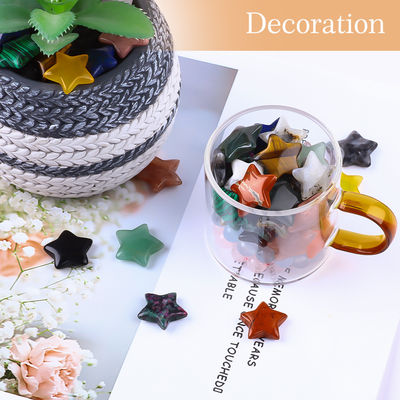 Yıldız Gemstone Healing Crystal Yıldız Taşı DIY Mücevher için