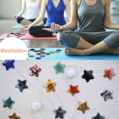Yıldız Gemstone Healing Crystal Yıldız Taşı DIY Mücevher için