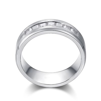 18k altın Moissanite elmas nişan yüzüğü özel renk