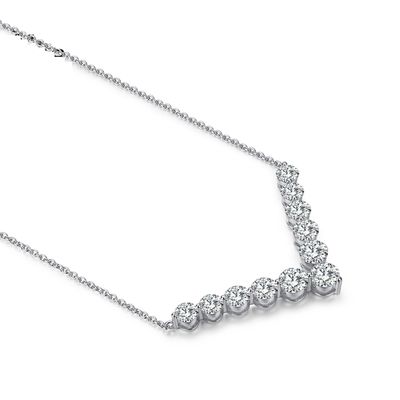 18K Altın Moissanite Elmas Gülümseme Kolye Kolye Hediye vermek için