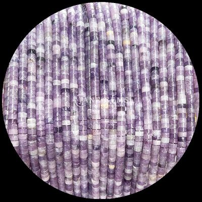 Gem Bead Labradorit/Kırmızı Turkuaz/Lapis Lazuli/Unakite Davul Şekli İyileştirici Enerji İçin Sıvı Tüylüler
