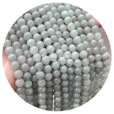 Toptan yuvarlak doğal taş boncuklar yuvarlak gevşek taş boncuklar aksesuarlar 8mm akvamarin gevşek boncuklar DIY mücevher için