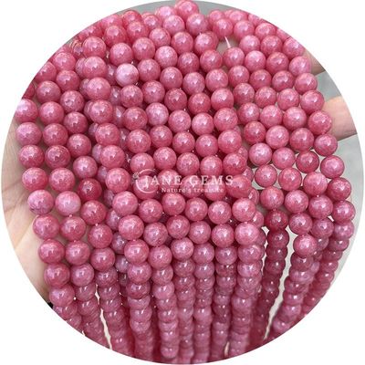 Toptan yuvarlak doğal taş boncuklar yuvarlak gevşek taş boncuklar aksesuarlar 8mm akvamarin gevşek boncuklar DIY mücevher için