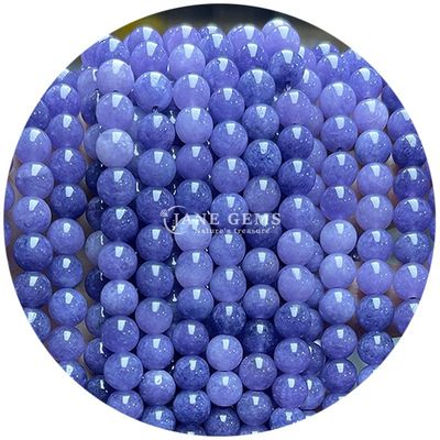 Toptan yuvarlak doğal taş boncuklar yuvarlak gevşek taş boncuklar aksesuarlar 8mm akvamarin gevşek boncuklar DIY mücevher için