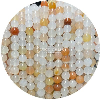 Alışveriş Alanı Doğal Kristal Gemstone Yuvarlak İnciler Yuvarlak Sıvı İnciler Aksesuarları Mücevher Yapımında Taş İnciler Aralık