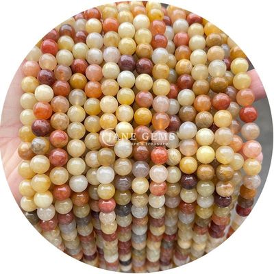 Alışveriş Alanı Doğal Kristal Gemstone Yuvarlak İnciler Yuvarlak Sıvı İnciler Aksesuarları Mücevher Yapımında Taş İnciler Aralık