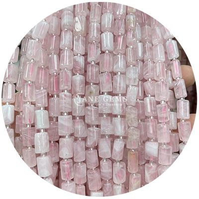 Alışveriş Satışı Doğal Kristal Gemstone Silindir Şekilli Boncuklar Agat Silindir Yabancı Boncuk Aksesuarları DIY Mücevher Yapımı için