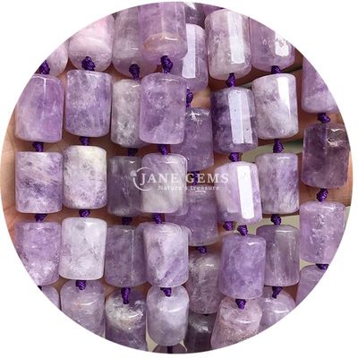 Alışveriş Satışı Doğal Kristal Gemstone Silindir Şekilli Boncuklar Agat Silindir Yabancı Boncuk Aksesuarları DIY Mücevher Yapımı için