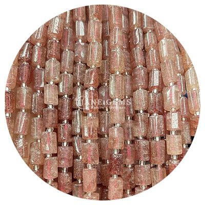 Alışveriş Satışı Doğal Kristal Gemstone Silindir Şekilli Boncuklar Agat Silindir Yabancı Boncuk Aksesuarları DIY Mücevher Yapımı için