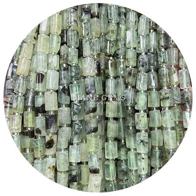 Alışveriş Satışı Doğal Kristal Gemstone Silindir Şekilli Boncuklar Agat Silindir Yabancı Boncuk Aksesuarları DIY Mücevher Yapımı için
