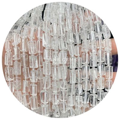 Alışveriş Satışı Doğal Kristal Gemstone Silindir Şekilli Boncuklar Agat Silindir Yabancı Boncuk Aksesuarları DIY Mücevher Yapımı için