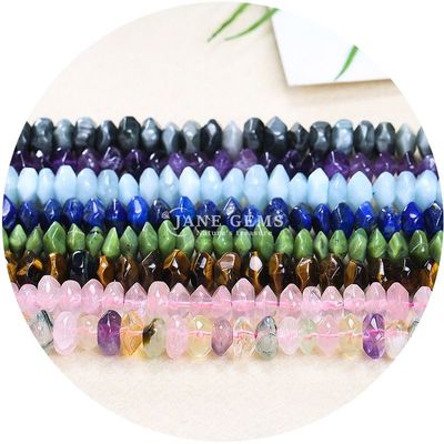 Alışveriş Alışveriş Doğal Kristal Gemstone Angle Amorf Boncuklar Çizgili Agat Düzensiz Boş Boncuk Aksesuarları DIY Mücevher