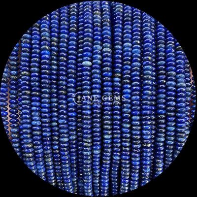 Doğal değerli taş Rondelle Abacus Şekilli Boncuk Pembe Aventurine Lapis Lazuli İyileştirici enerji için gevşek boncuk telleri