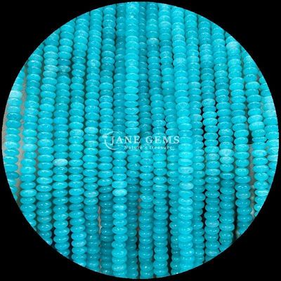 Doğal değerli taş Rondelle Abacus Şekilli Boncuk Pembe Aventurine Lapis Lazuli İyileştirici enerji için gevşek boncuk telleri