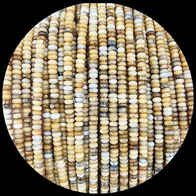 Taşlar İnce Özel Boyut Rondelle Abacus Şekli Gemstone Çılgın Agate Aquamarine Mücevher Yapımı için gevşek inciler
