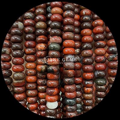 Özel Boyutlu Taşlar Mermer Rondelle Abacus Şekli Taş Karnelian Açık Kuvars Yüzeysel Kuyruk Yapımında