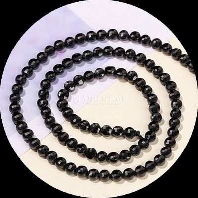 Düz şekilli yüzlü boncuklar Kristal taş yuvarlak şekil florit prehnite DIY mücevher yapımı için gevşek boncuk telleri