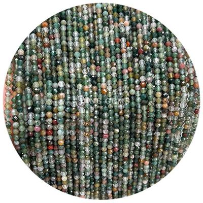 Değerli taşlar Bileklikler için kristal yüzlü yuvarlak küçük gevşek bileklik telleri