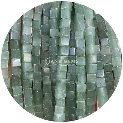 Alışveriş Alışveriş Doğal Kristal Gemstone Kare Şekilli Mercekler Küp Sıfır Taş Mercek Aksesuarları Mücevherler İçin Küp Mercek Aralıkları