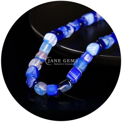 Alışveriş Alışveriş Doğal Kristal Gemstone Kare Agat Boncuklar Küp Sıfır Turkuaz Boncuk Aksesuarları Mücevher Yapımı için Aralıklar
