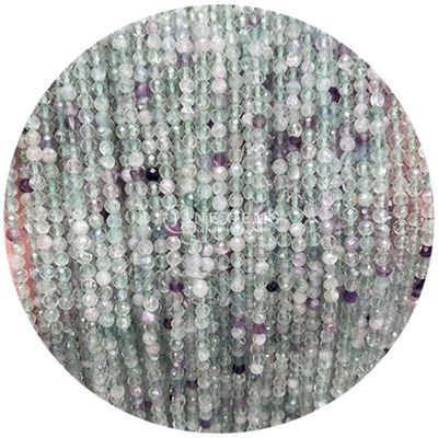 Değerli taşlar Bileklik için doğal kristal yüzlü yuvarlak küçük Amazonite Apatit gevşek bileklik telleri